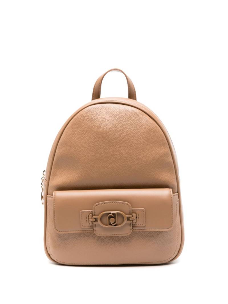 LIU JO logo-plaque backpack - Brown von LIU JO