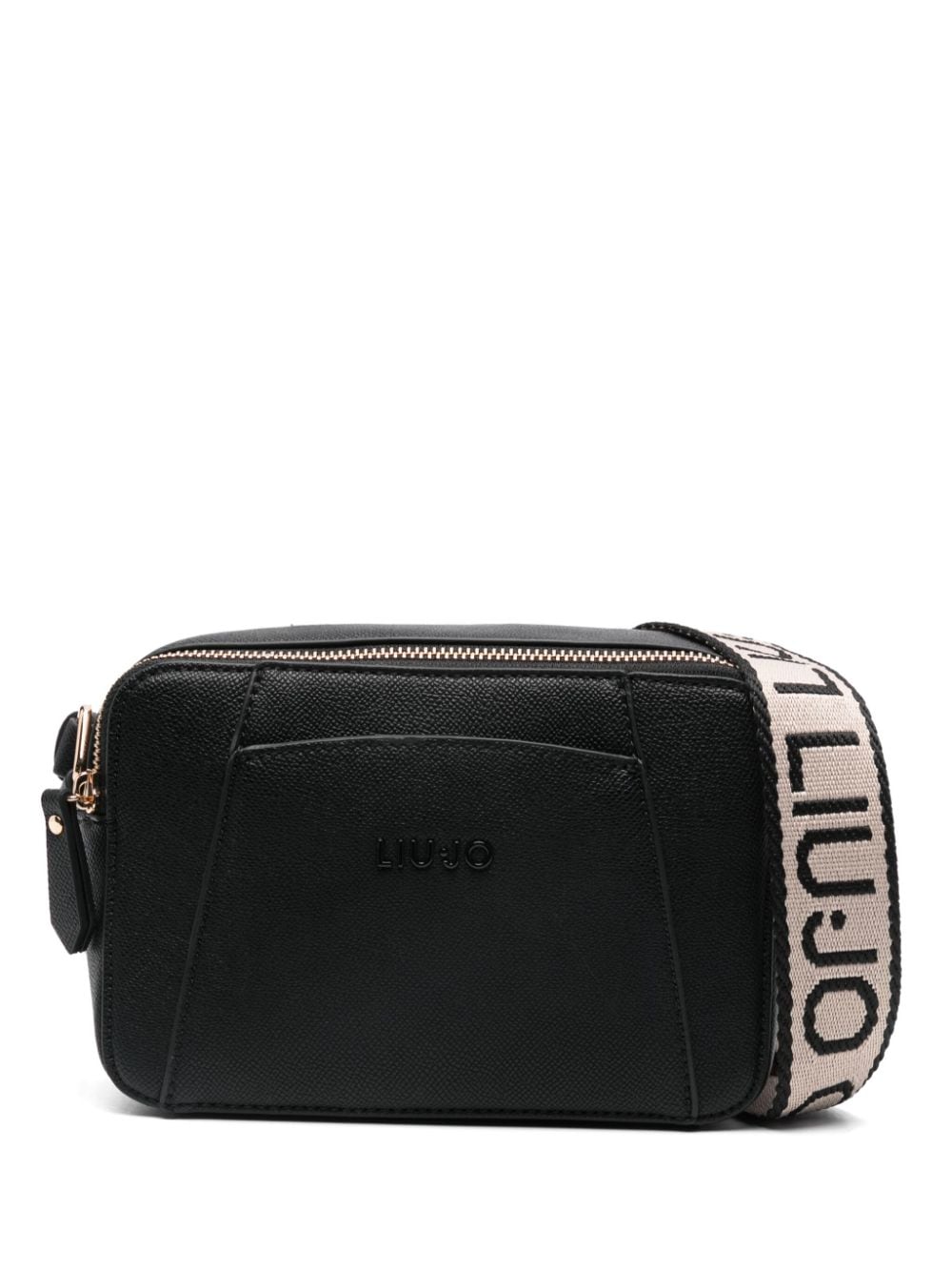 LIU JO logo-plaque cross body bag - Black von LIU JO