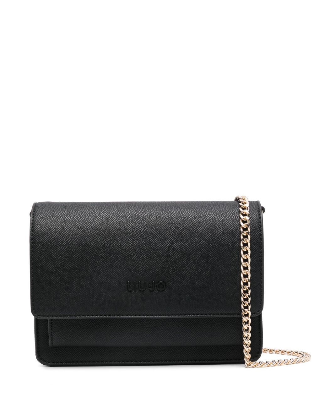 LIU JO logo-plaque cross body bag - Black von LIU JO