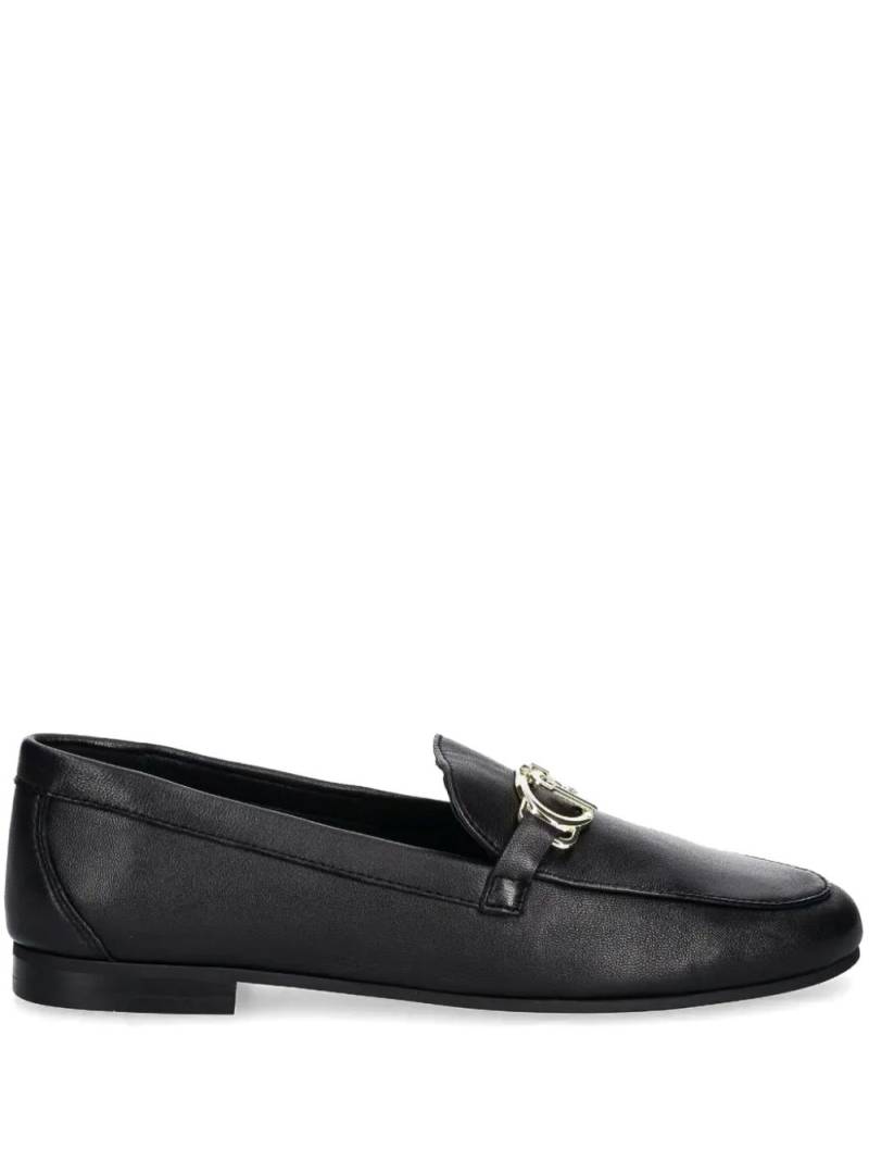 LIU JO logo-plaque loafers - Black von LIU JO