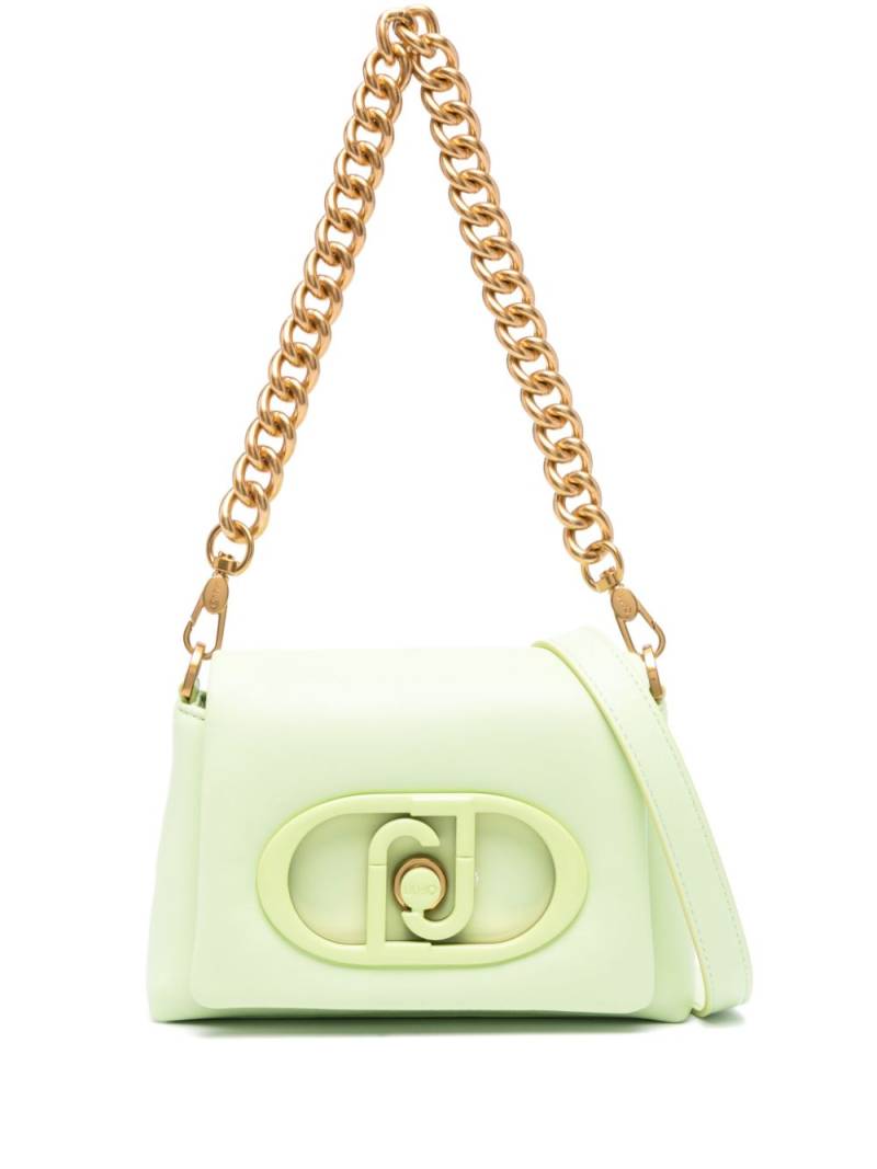 LIU JO logo-plaque padded crossbody bag - Green von LIU JO