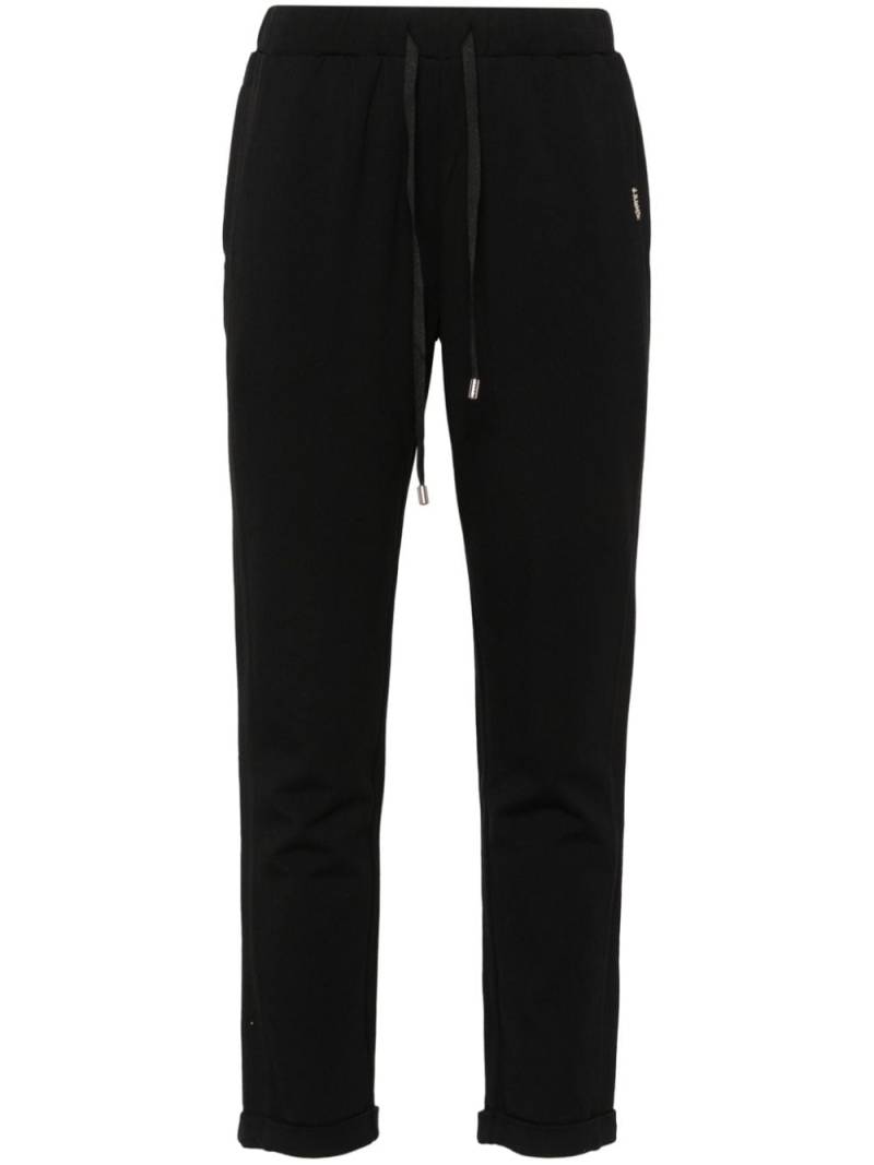 LIU JO logo-plaque track pants - Black von LIU JO