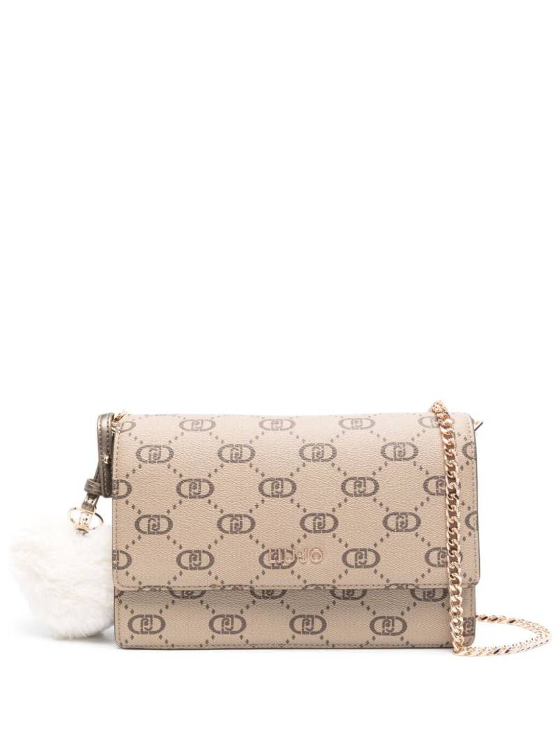 LIU JO logo-print cross body bag - Neutrals von LIU JO