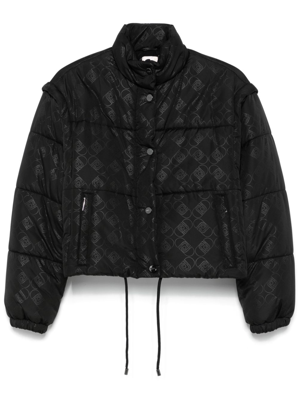 LIU JO logo-print jacket - Black von LIU JO