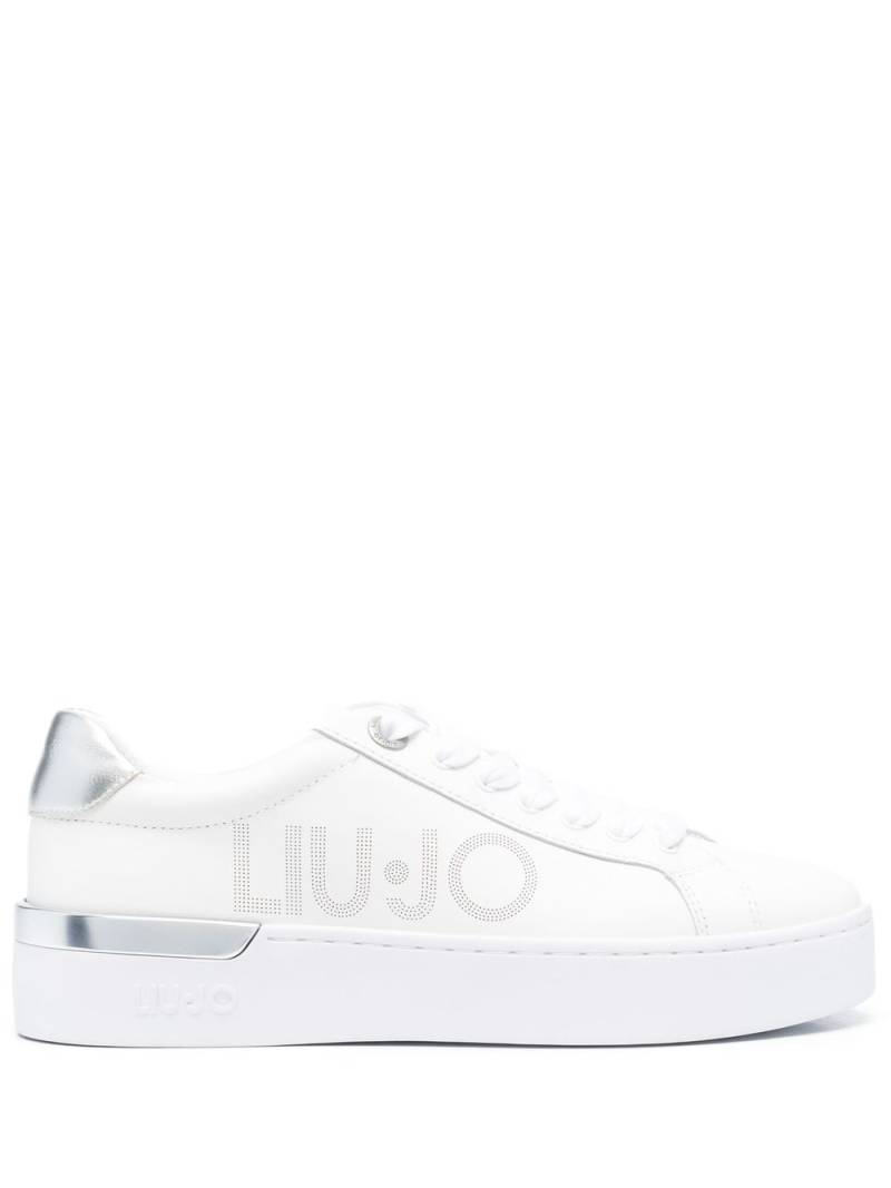 LIU JO logo-print lace-up sneakers - White von LIU JO