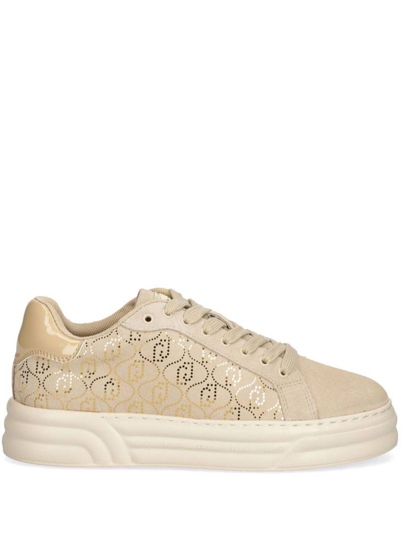 LIU JO logo sneakers - Neutrals von LIU JO