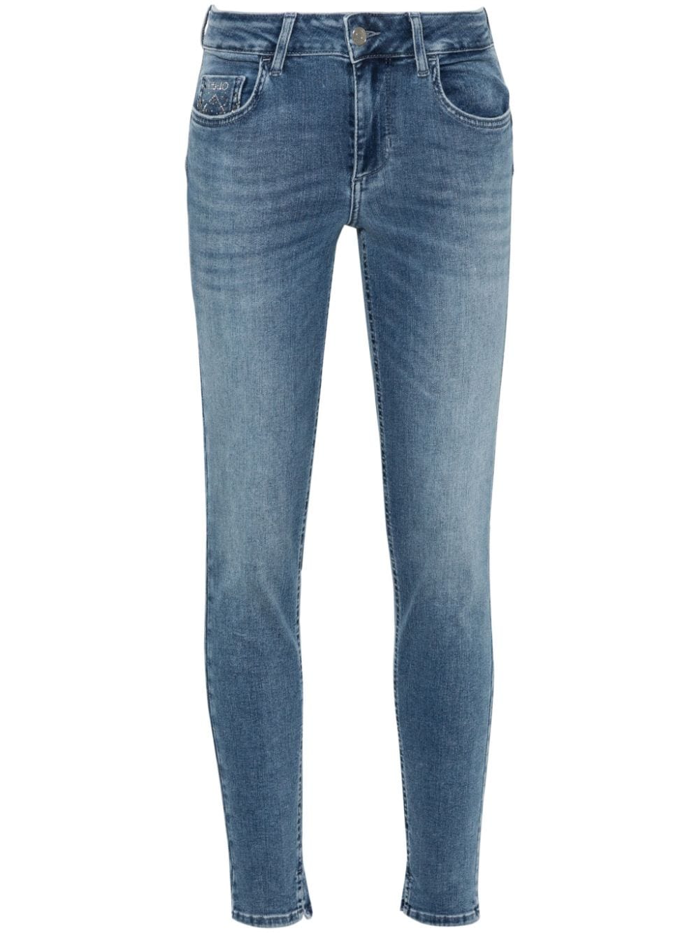 LIU JO low-rise skinny jeans - Blue von LIU JO