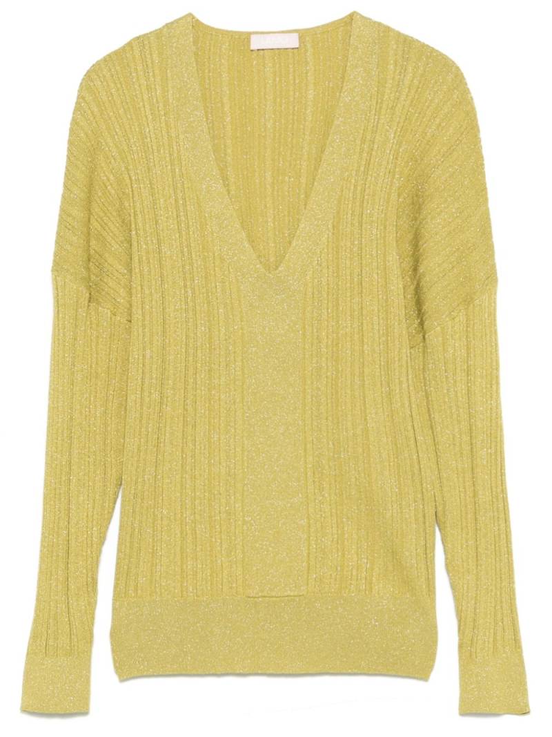 LIU JO lurex sweater - Green von LIU JO