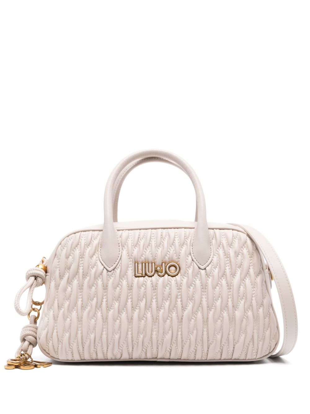 LIU JO medium Bowling tote bag - Neutrals von LIU JO