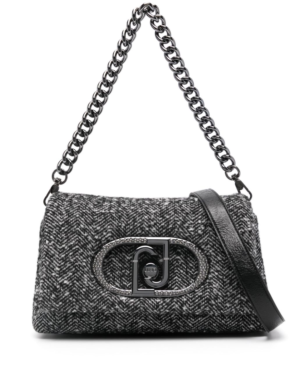 LIU JO medium LaPuffy cross body bag - Black von LIU JO