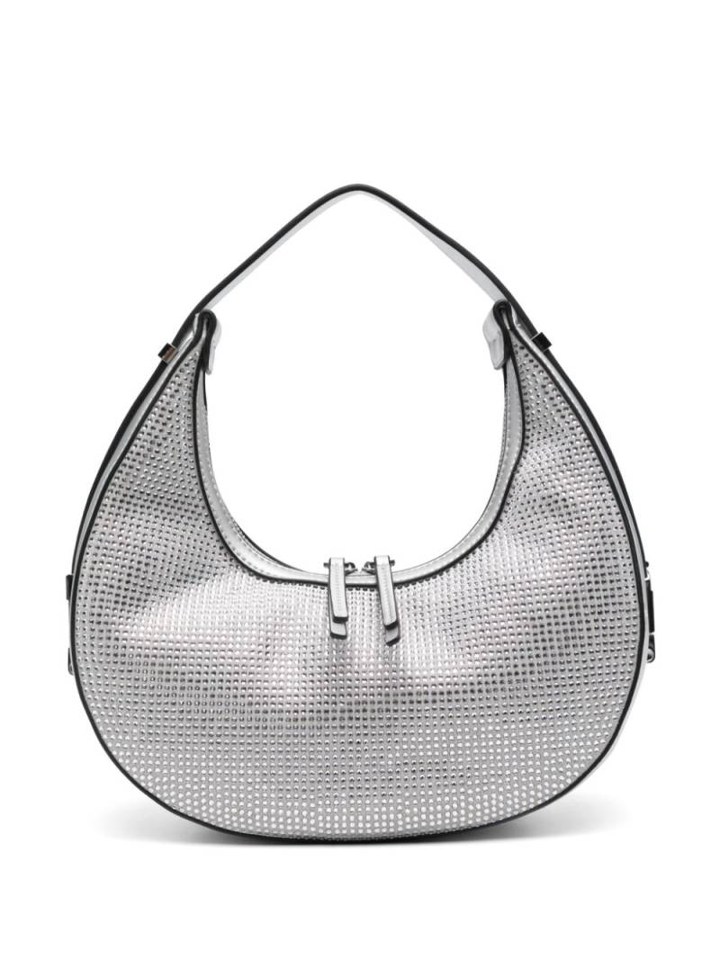 LIU JO medium crystal-embellished shoulder bag - Silver von LIU JO