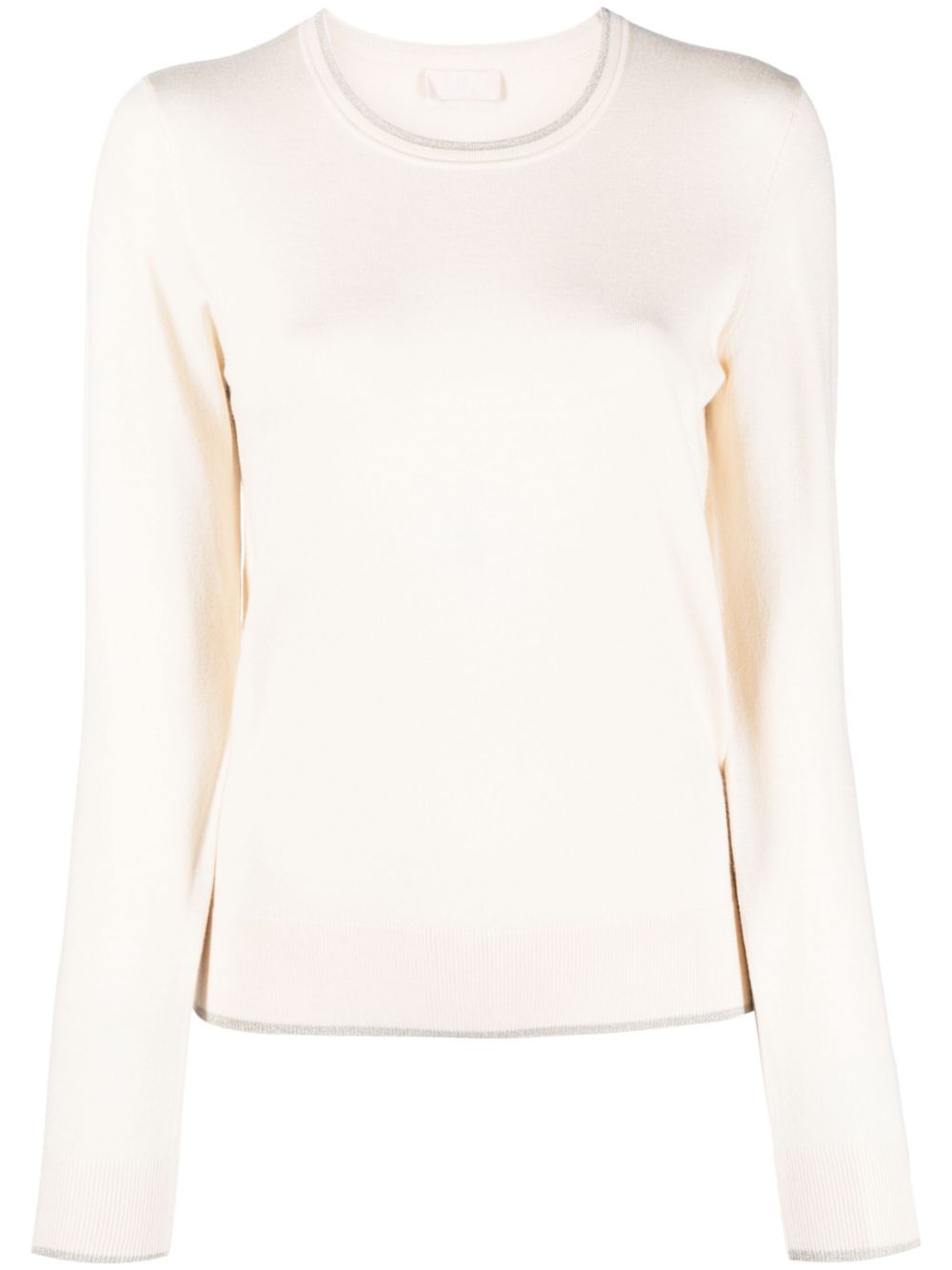 LIU JO metallic-threading knitted jumper - Neutrals von LIU JO