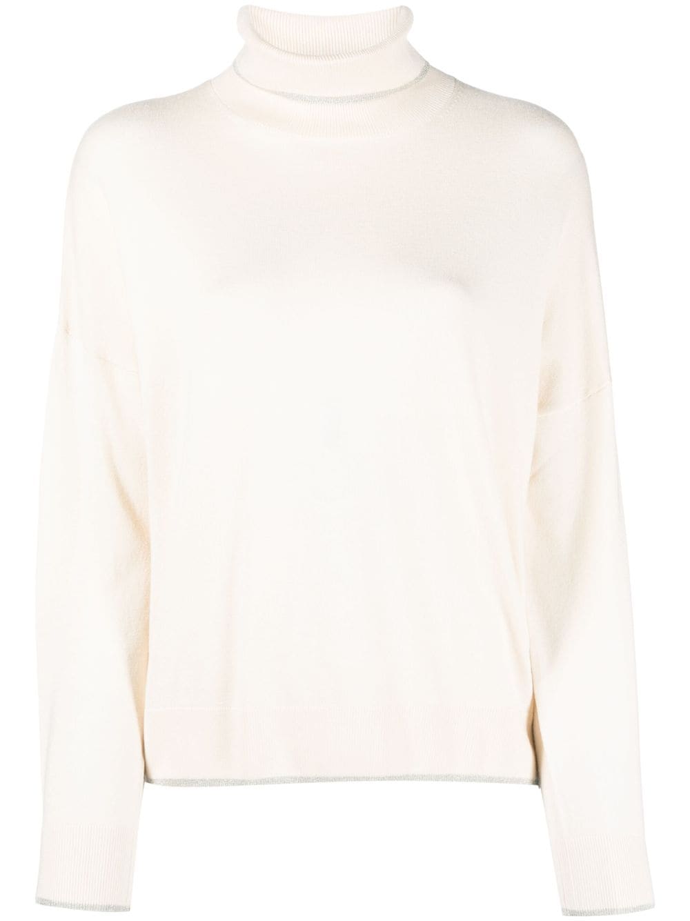 LIU JO metallic-threading knitted jumper - Neutrals von LIU JO