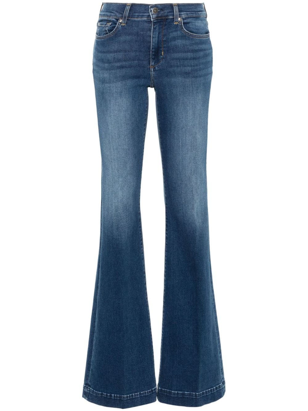 LIU JO mid-rise flared jeans - Blue von LIU JO