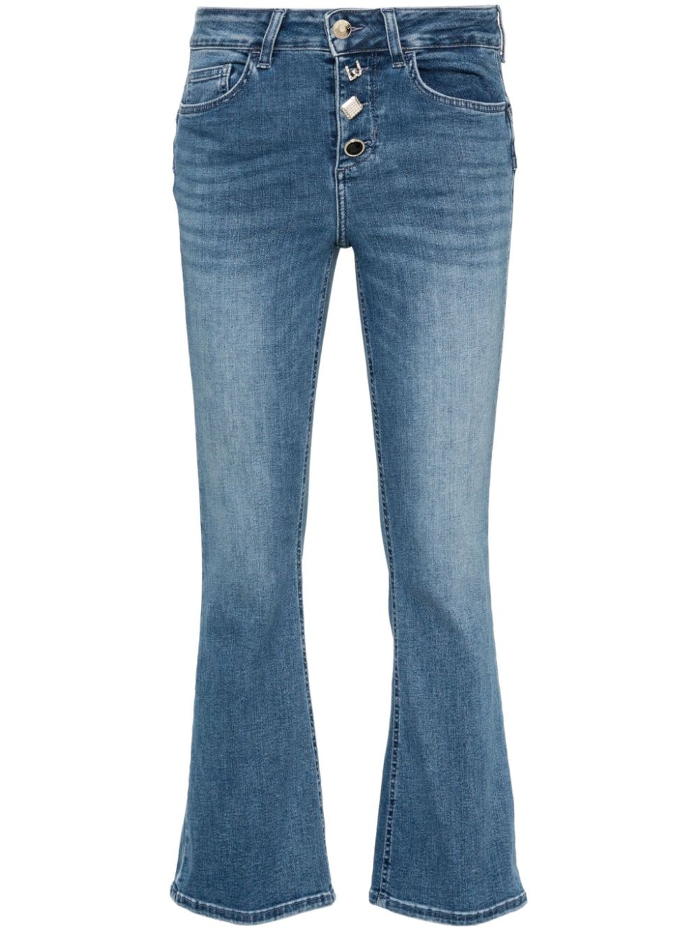 LIU JO mid-rise flared jeans - Blue von LIU JO