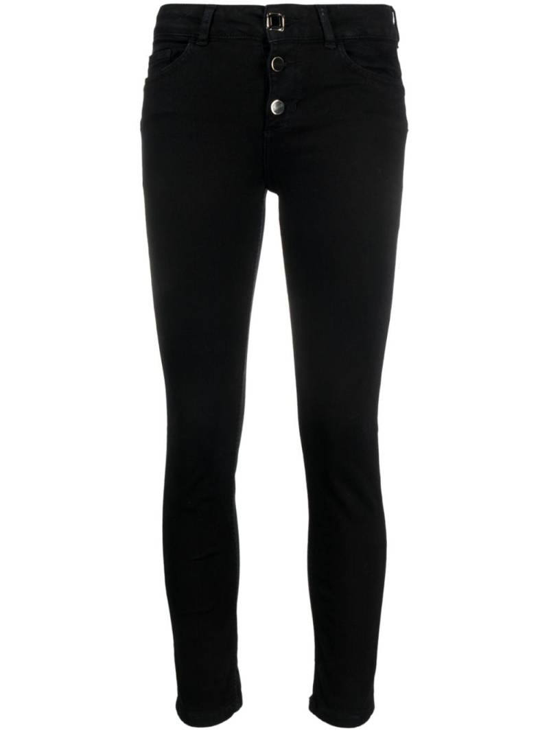 LIU JO mid-rise skinny-cut jeans - Black von LIU JO