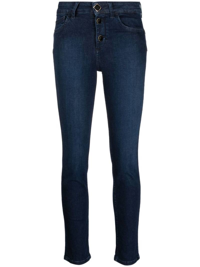 LIU JO mid-rise skinny-cut jeans - Blue von LIU JO