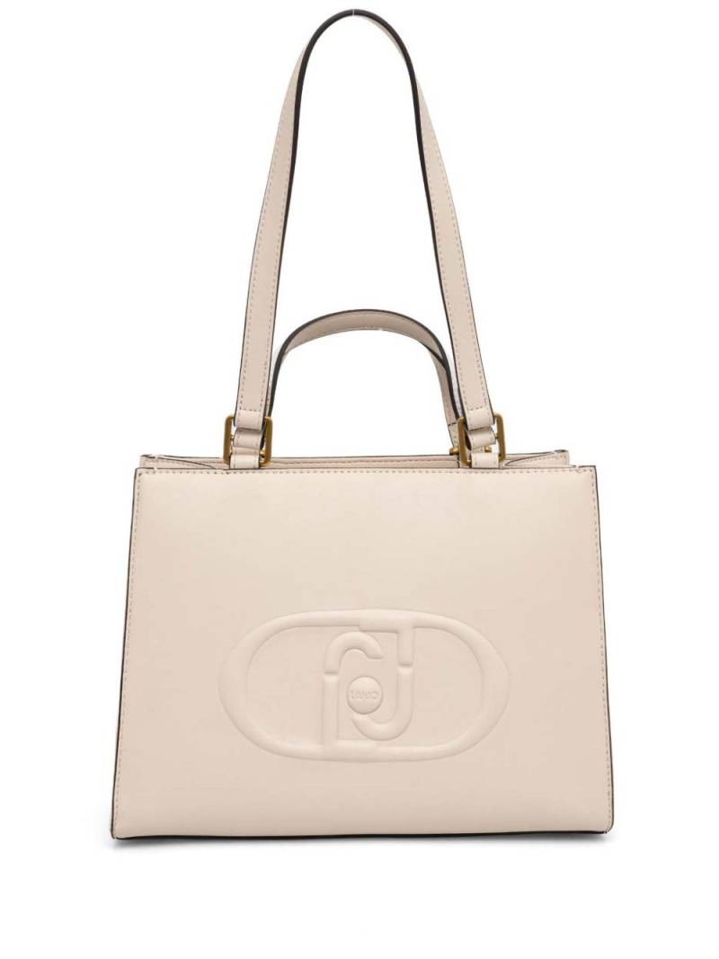 LIU JO monogram-logo tote bag - Neutrals von LIU JO