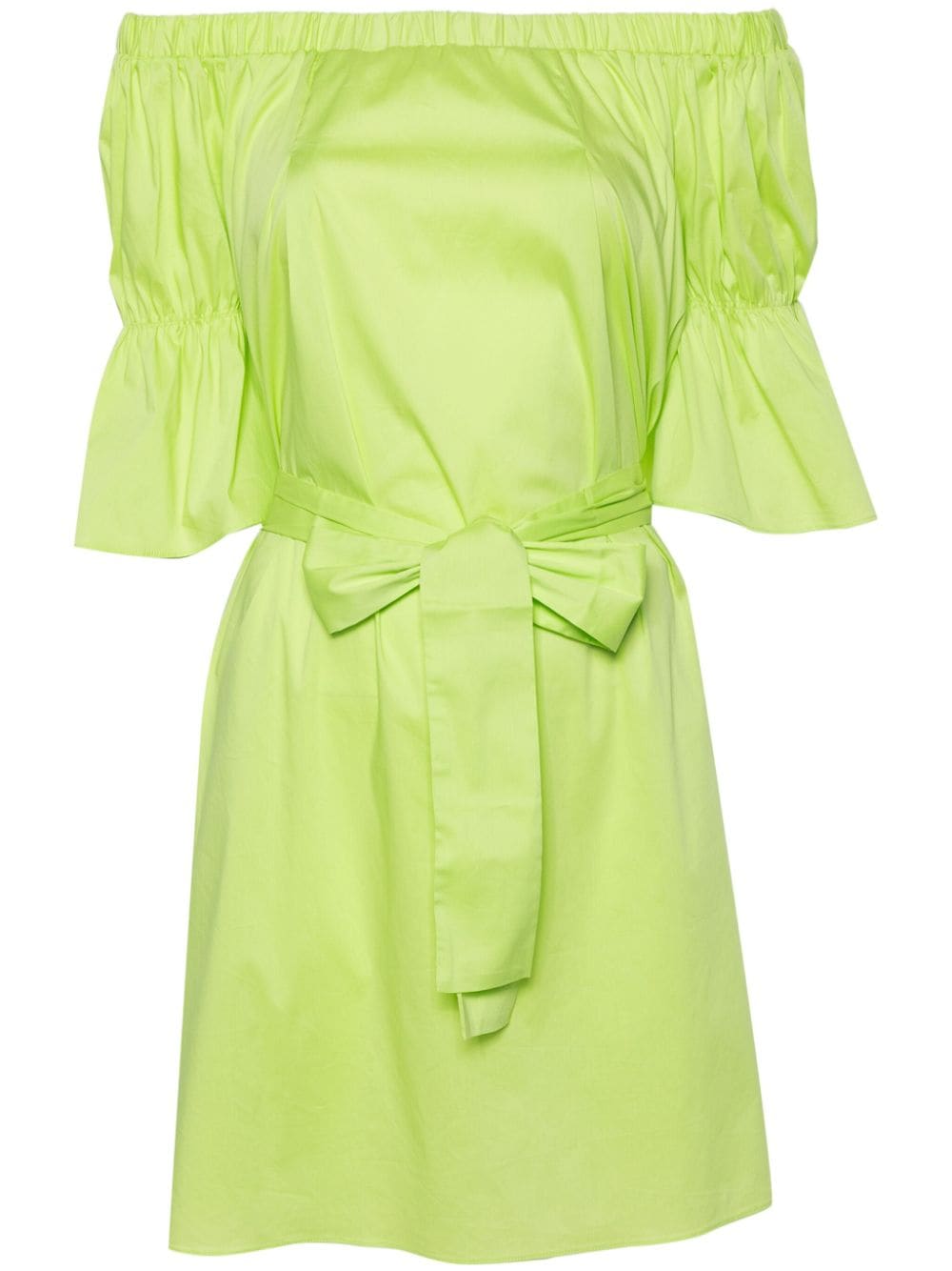 LIU JO off-shoulder poplin dress - Green von LIU JO