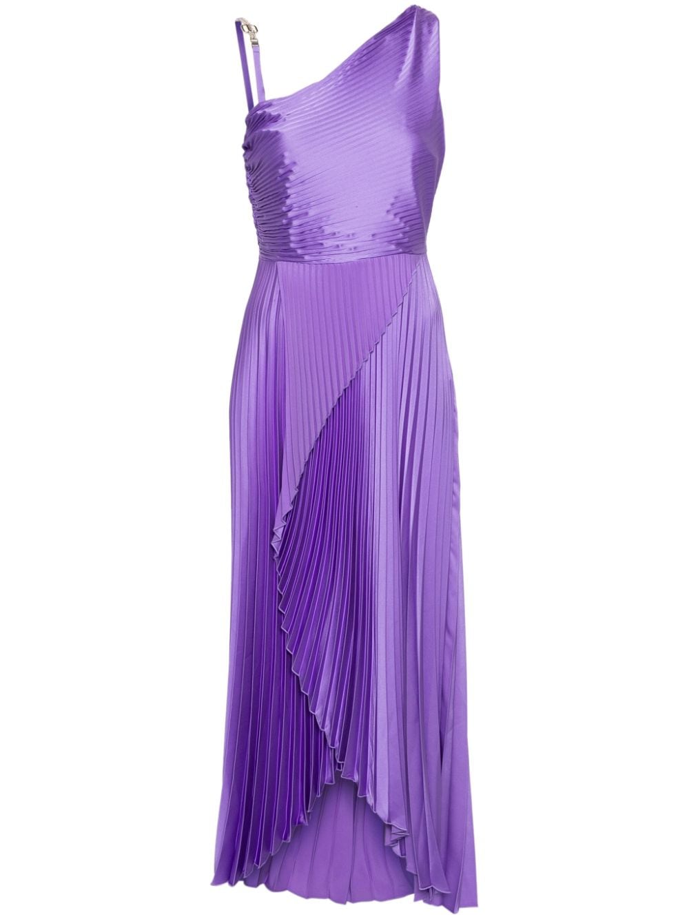 LIU JO one-shoulder pleated midi dress - Purple von LIU JO