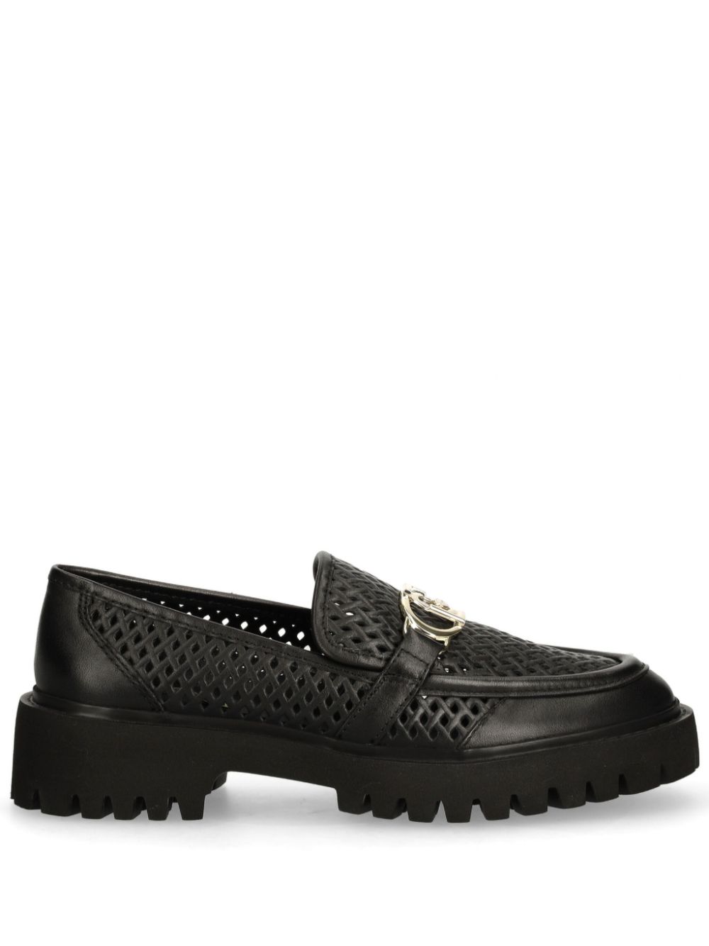 LIU JO perforated loafers - Black von LIU JO