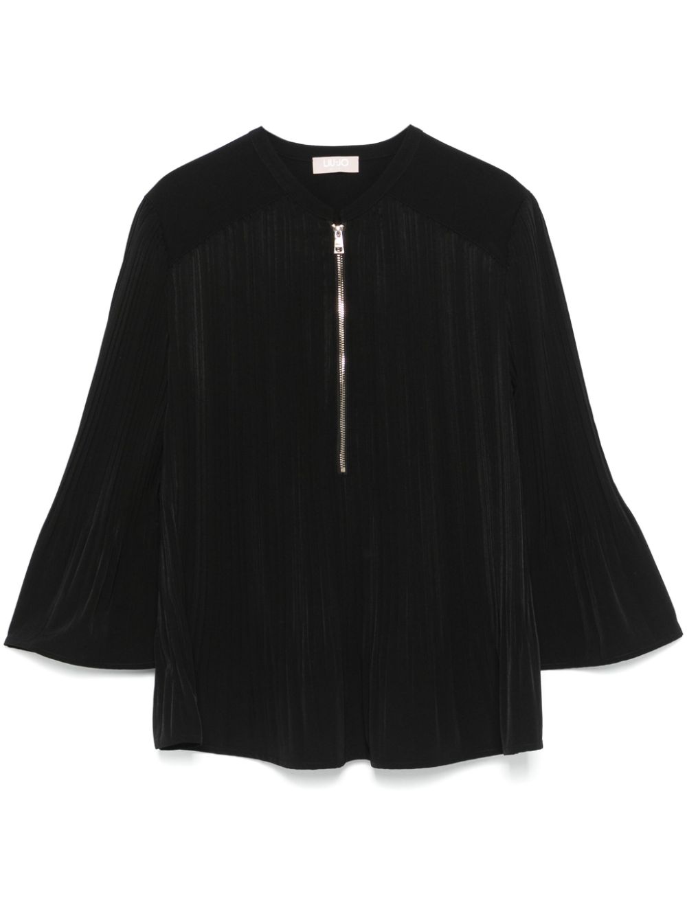 LIU JO pleat detail blouse - Black von LIU JO