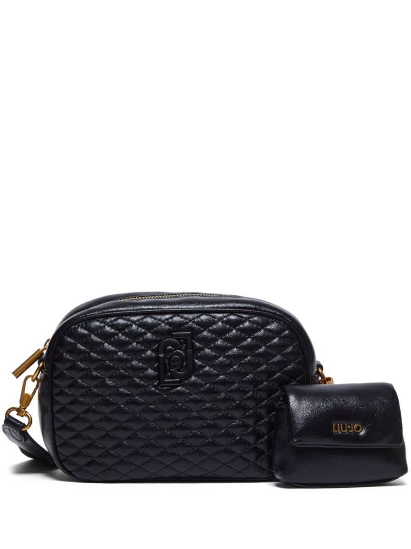 LIU JO quilted crossbody bag - Black von LIU JO