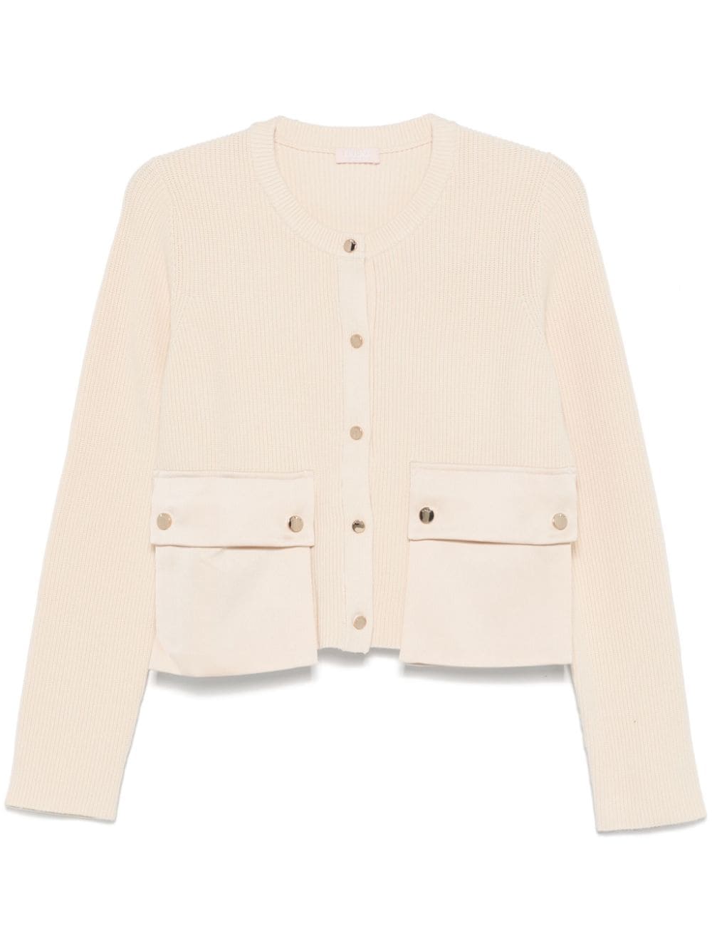 LIU JO ribbed cardigan - Neutrals von LIU JO