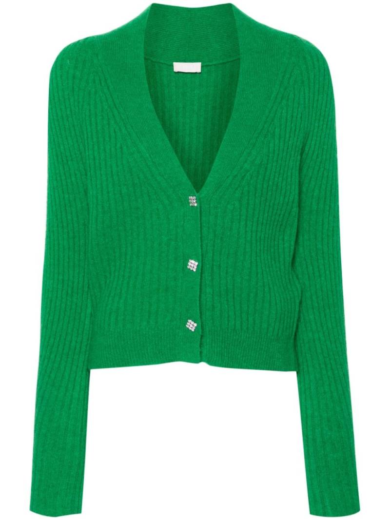 LIU JO ribbed-knit cardigan - Green von LIU JO