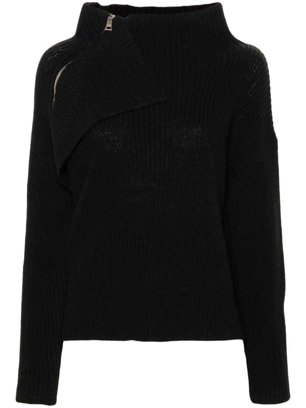 LIU JO ribbed-knit sweater - Black von LIU JO