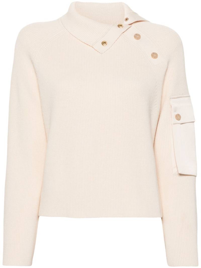 LIU JO ribbed-knit sweater - Neutrals von LIU JO