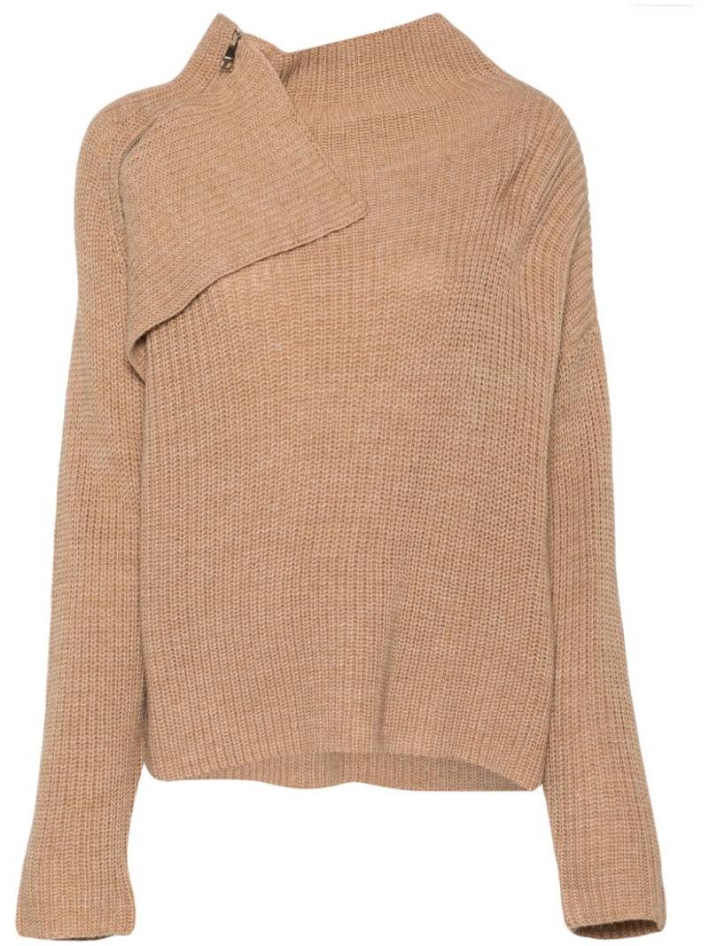 LIU JO ribbed sweater - Neutrals von LIU JO