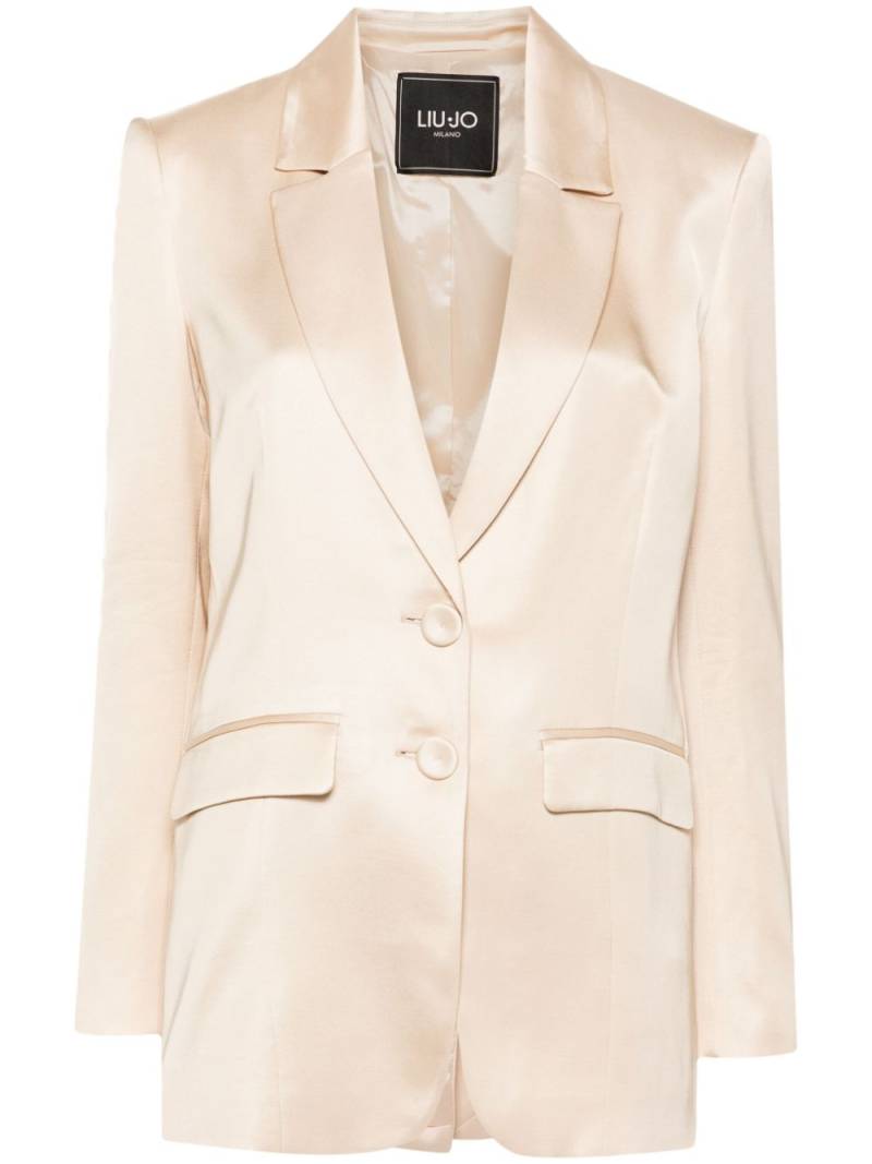 LIU JO satin blazer - Neutrals von LIU JO