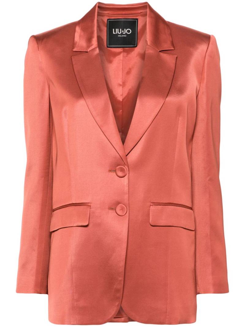 LIU JO satin blazer - Orange von LIU JO