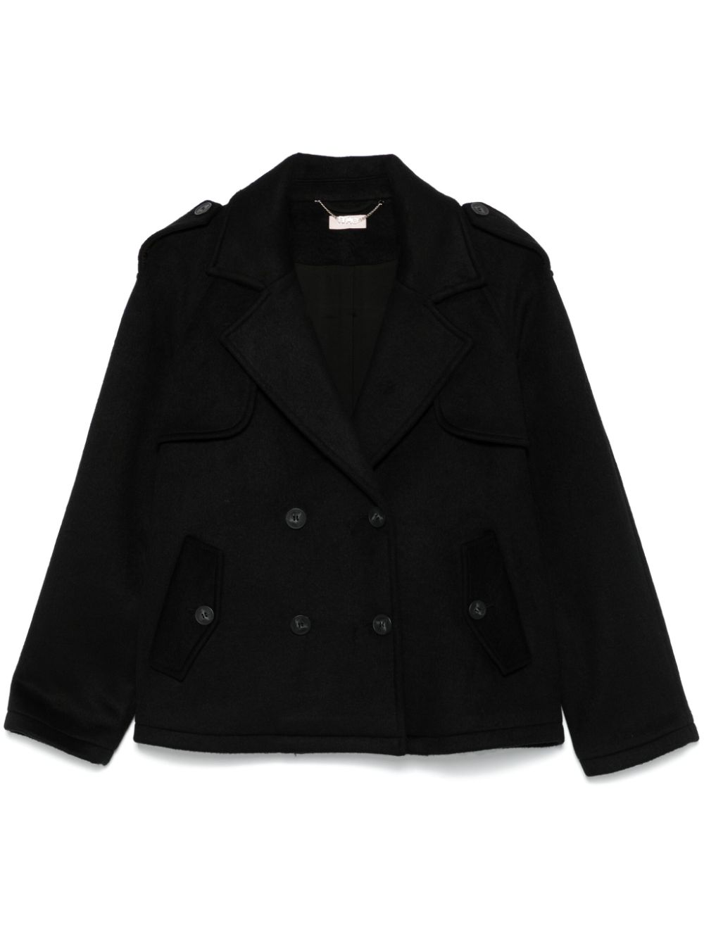 LIU JO short trench coat - Black von LIU JO