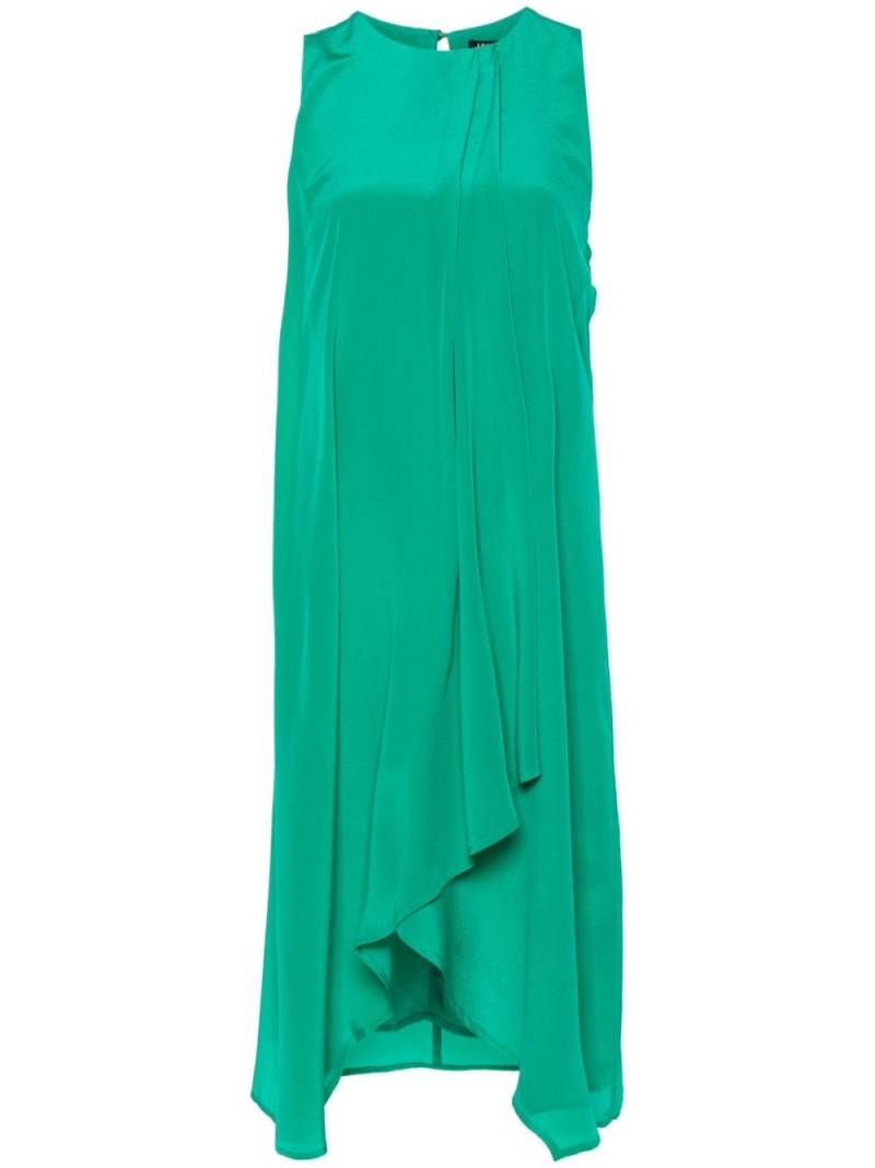 LIU JO sleeveless silk midi dress - Green von LIU JO