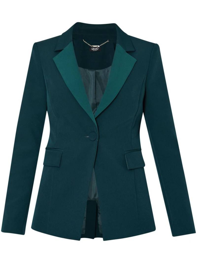 LIU JO slim-fit suit blazer - Green von LIU JO