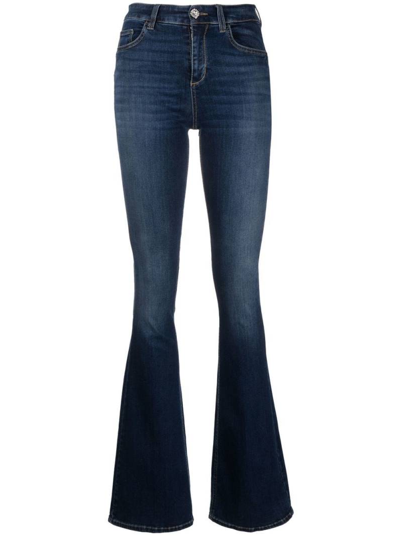 LIU JO stonewashed bootcut jeans - Blue von LIU JO