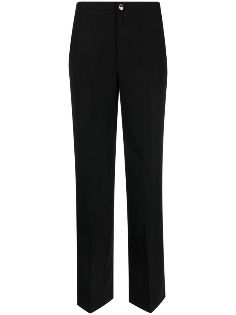 LIU JO straight-leg high-waist trousers - Black von LIU JO