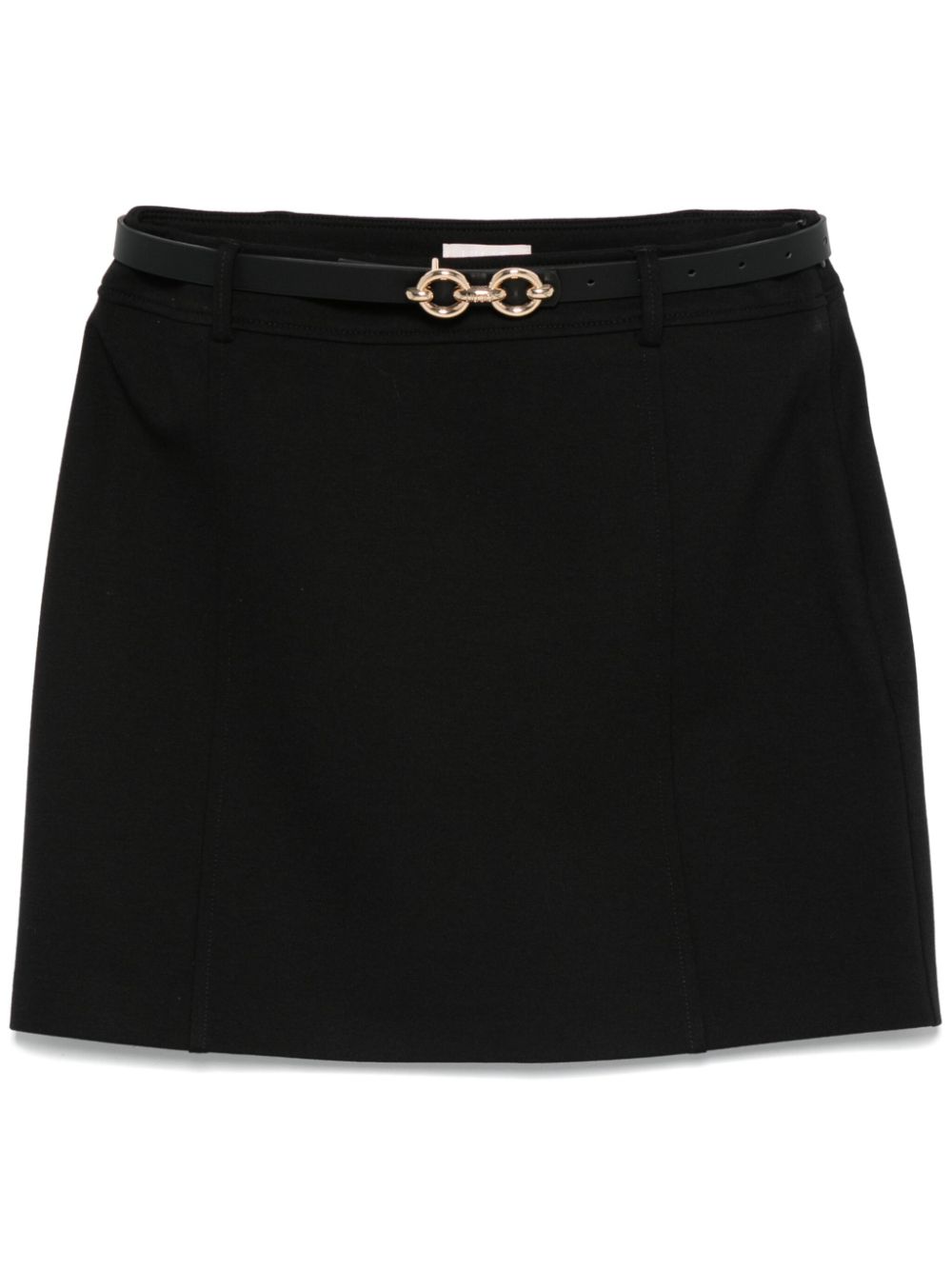 LIU JO stretch mini skirt - Black von LIU JO