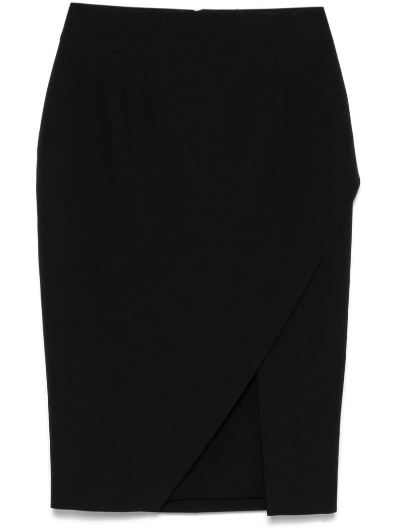 LIU JO tailored midi skirt - Black von LIU JO