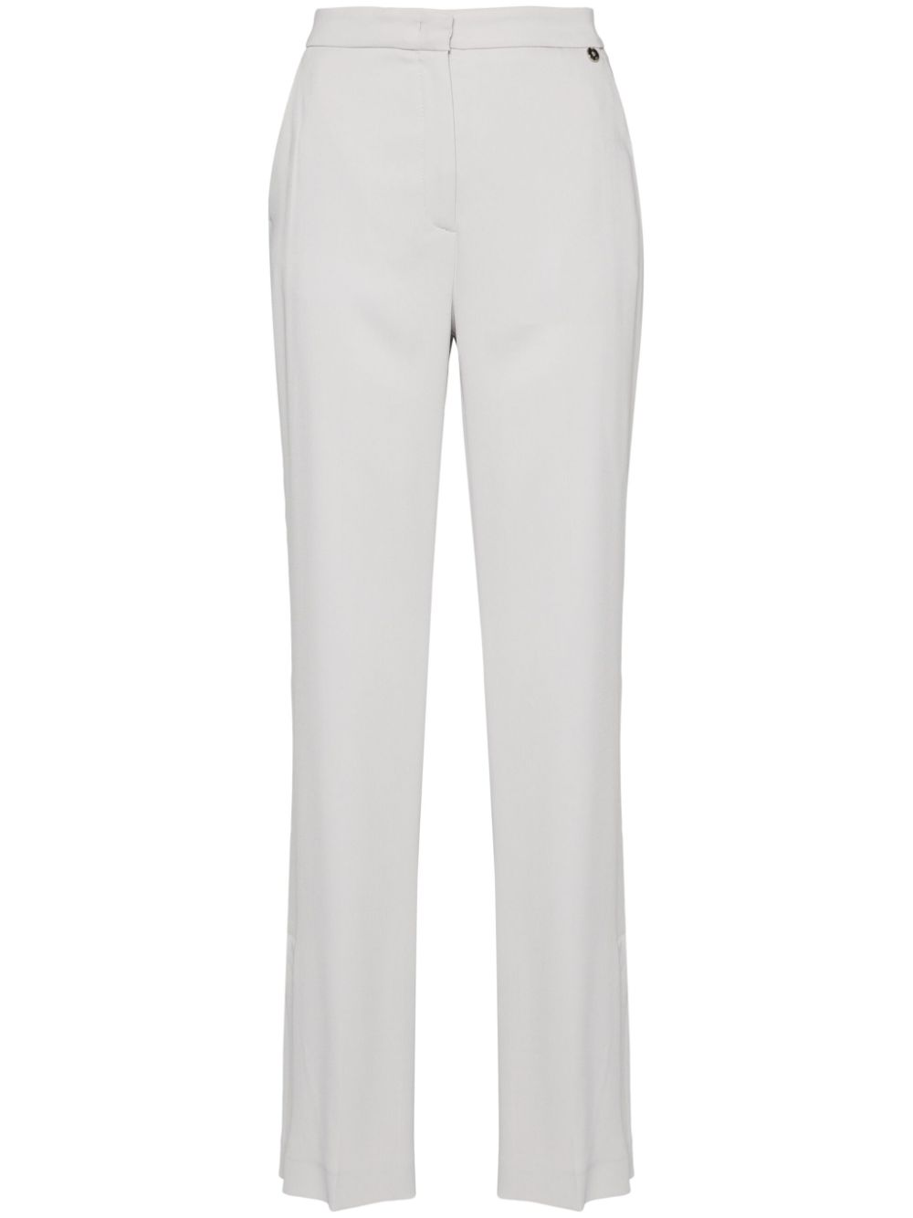 LIU JO tailored straight-leg trousers - Grey von LIU JO