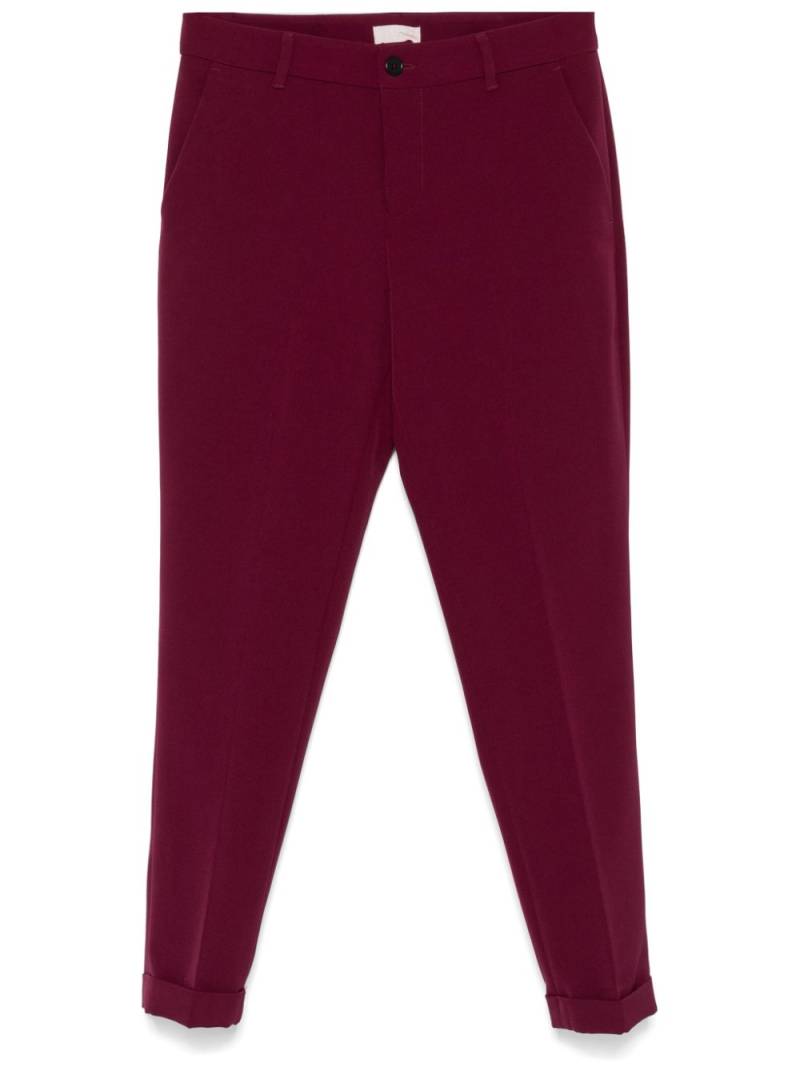 LIU JO tailored tapered trousers - Purple von LIU JO