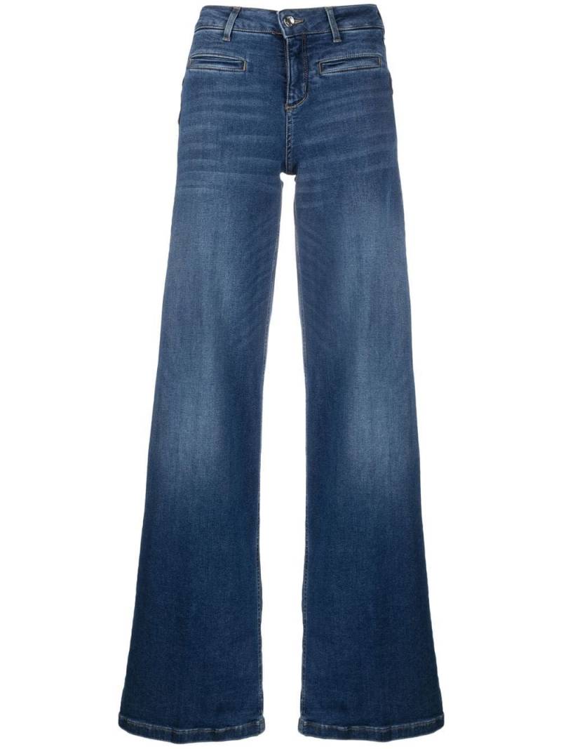 LIU JO wide-leg denim trousers - Blue von LIU JO