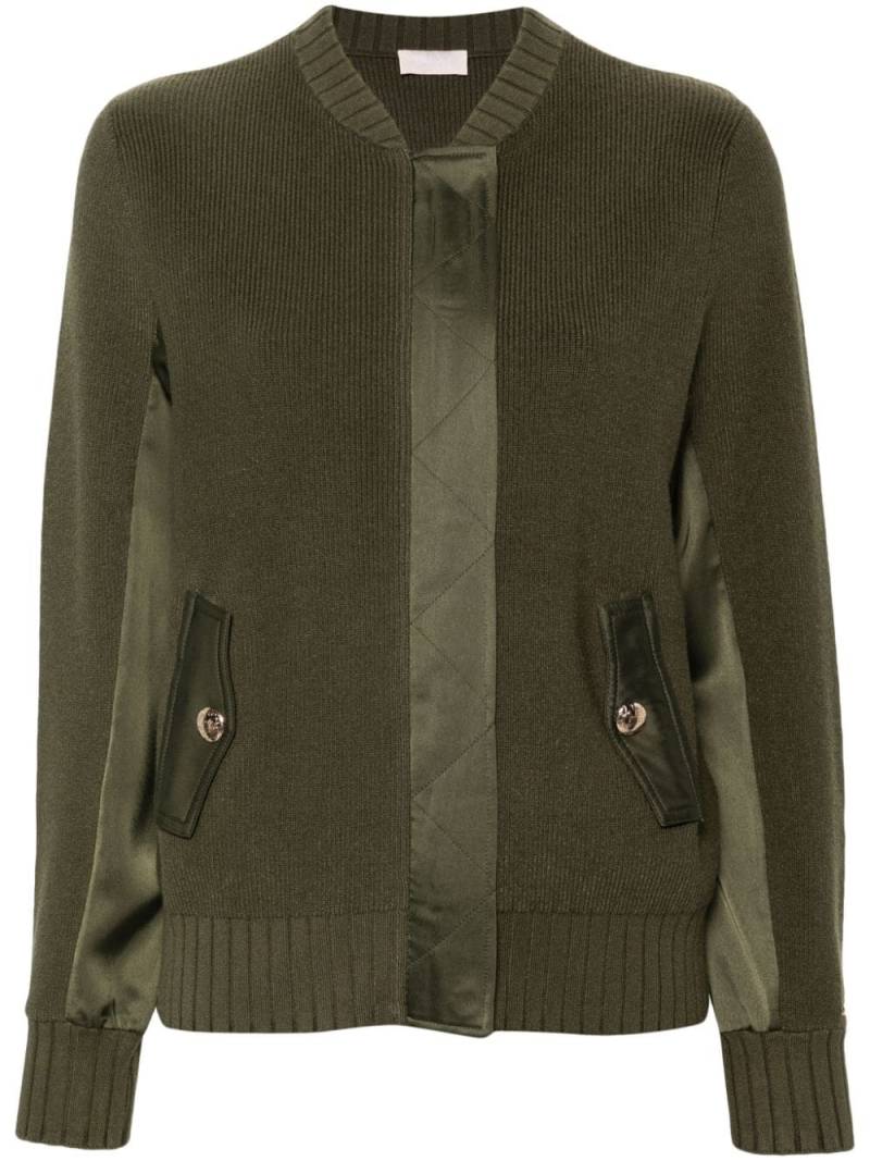 LIU JO zip-up cardigan - Green von LIU JO