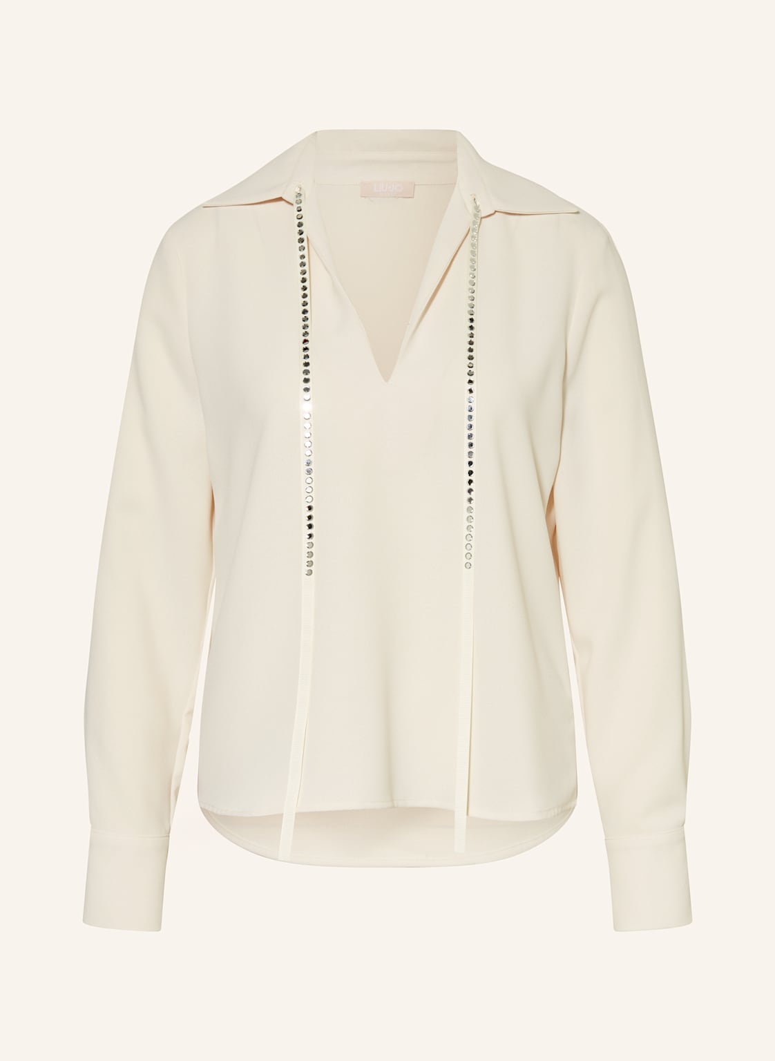 Liu Jo Blusenshirt Mit Schmucksteinen beige Liu Jo Blusenshirt Mit Schmucksteinen beige von LIU JO