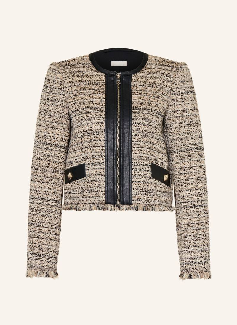 Liu Jo Bouclé-Jacke Mit Glitzergarn gold von LIU JO