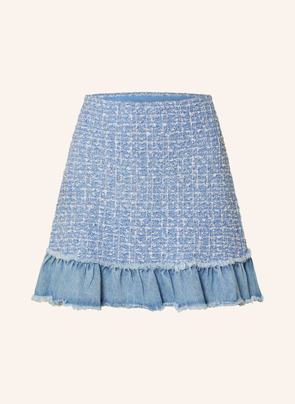Liu Jo Bouclé-Rock Im Materialmix blau Liu Jo Bouclé-Rock Im Materialmix blau von LIU JO