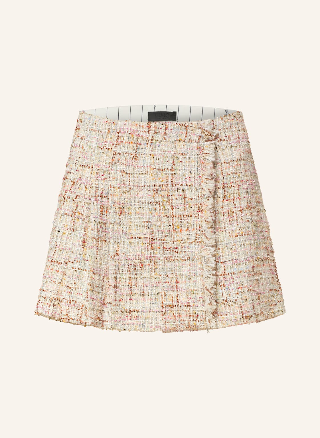 Liu Jo Bouclé-Skort Mit Glitzergarn beige Liu Jo Bouclé-Skort Mit Glitzergarn beige von LIU JO