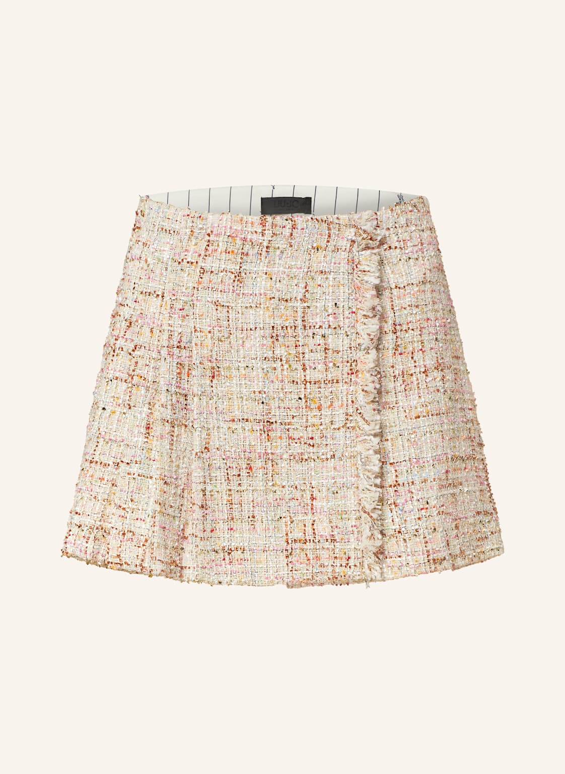 Liu Jo Bouclé-Skort Mit Glitzergarn beige von LIU JO